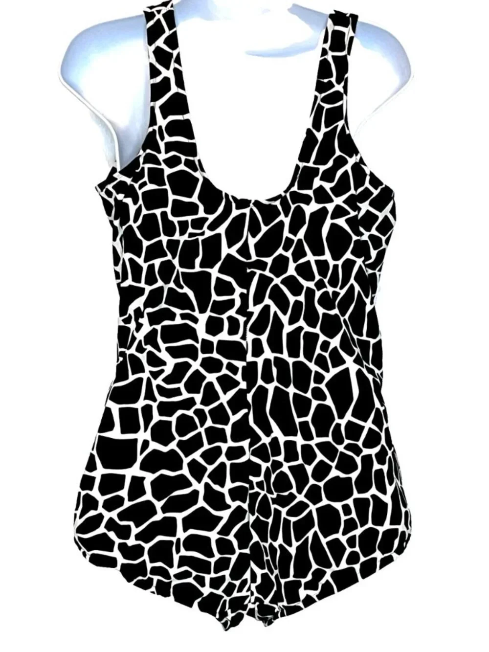 Miraclesuit 1-Piece Swimsuit 18W Faux Wrap Ruched Animal Print